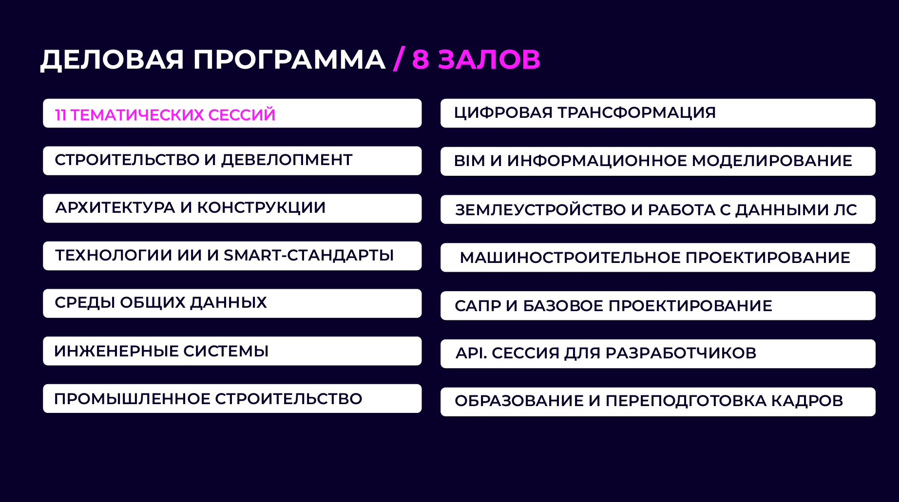 Ежегодная конференция о проектировании и цифровизации в сфере строительства